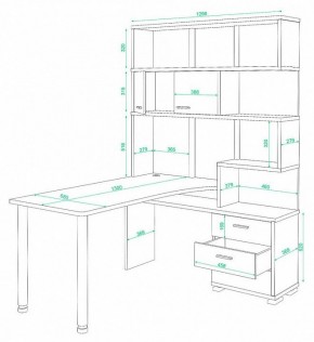 Стол компьютерный Домино СР-420/130 в Губахе - gubaha.mebel24.online | фото 2