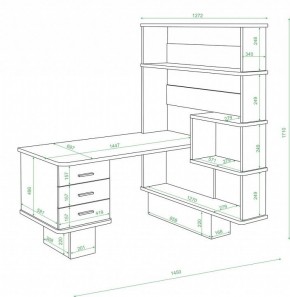 Стол компьютерный Домино СР-520 в Губахе - gubaha.mebel24.online | фото 2