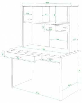 Стол компьютерный СК-60 в Губахе - gubaha.mebel24.online | фото 2