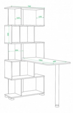 Стол компьютерный СЛ-5СТ в Губахе - gubaha.mebel24.online | фото 2