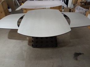 Стол LORENS 150 TL-58 поворотная система раскладки, испанская керамика / Темно-серый, ®DISAUR в Губахе - gubaha.mebel24.online | фото 2