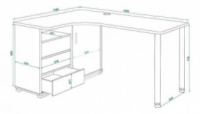 Стол письменный Домино СР-145СМ в Губахе - gubaha.mebel24.online | фото 5