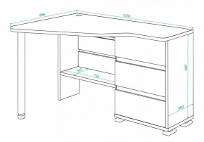 Стол письменный Домино СР-322С в Губахе - gubaha.mebel24.online | фото 2