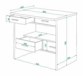 Стол письменный Живой дизайн СК-12 в Губахе - gubaha.mebel24.online | фото 2