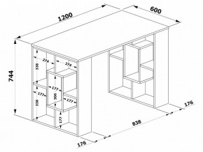 Стол письменный СПм-15 в Губахе - gubaha.mebel24.online | фото 3