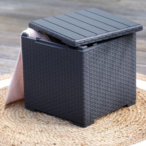 Стол с функцией хранения Виго (Vigo storage box) графит в Губахе - gubaha.mebel24.online | фото 1