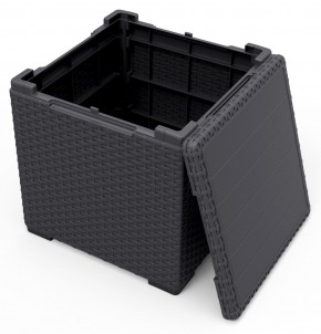 Стол с функцией хранения Виго (Vigo storage box) графит в Губахе - gubaha.mebel24.online | фото 3