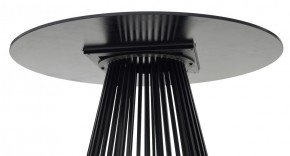 Стол TERNI 120 MATT BLACK MARBLE SOLID CERAMIC Черный мрамор матовый, керамика /Черн.каркас, ®DISAUR в Губахе - gubaha.mebel24.online | фото 6