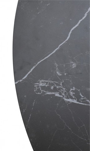 Стол TERNI 120 MATT BLACK MARBLE SOLID CERAMIC Черный мрамор матовый, керамика /Черн.каркас, ®DISAUR в Губахе - gubaha.mebel24.online | фото 9