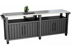 Столик для барбекю 415 Л (Unity Chef 415 L) графит в Губахе - gubaha.mebel24.online | фото 3