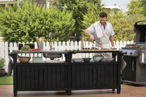 Столик для барбекю 415 Л (Unity Chef 415 L) графит в Губахе - gubaha.mebel24.online | фото 4