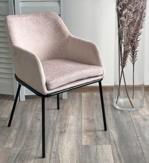 Стул АЛИСТЕР, цвет RAIN 2 какао велюр / черный каркас М-City в Губахе - gubaha.mebel24.online | фото 3