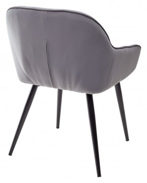 Стул BREEZE BLUVEL-14 GREY, велюр / черный каркас М-City в Губахе - gubaha.mebel24.online | фото 2