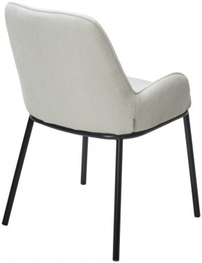 Стул BRIO CATO-01 Белый, фактурная ткань / черный каркас, ®DISAUR в Губахе - gubaha.mebel24.online | фото 5