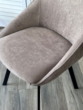 Стул CASA, 360 град. поворот. B5 Капучино, велюр / черный каркас,М-City в Губахе - gubaha.mebel24.online | фото 3