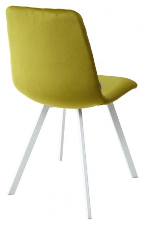 Стул DAIQUIRI BLUVEL-75 OLIVA / белый каркас, велюр М-City в Губахе - gubaha.mebel24.online | фото 2