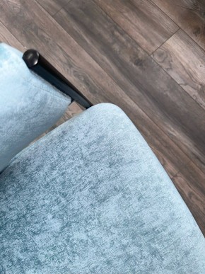 Стул ДИЛЛ, цвет RAIN 7 бриз, велюр / черный каркас М-City в Губахе - gubaha.mebel24.online | фото 4