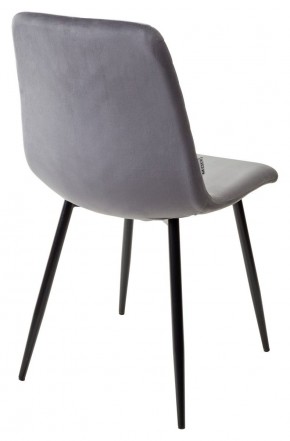 Стул DUKE BLUVEL-14 GREY, велюр / черный каркас М-City в Губахе - gubaha.mebel24.online | фото 3