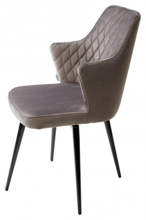 Стул HERMAN 360 град. ГРАФИТ #14, велюр / черный каркас М-City в Губахе - gubaha.mebel24.online | фото 4