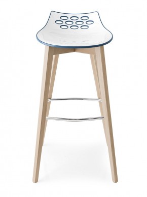 Стул JAM W CB/1487, ash.P19W OAK NATURAL/ P799-P11P WHITE/ GLOSSY NOUGAT в Губахе - gubaha.mebel24.online | фото