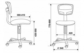 Стул компьютерный Бюрократ CH-299NX/15-21 черный в Губахе - gubaha.mebel24.online | фото