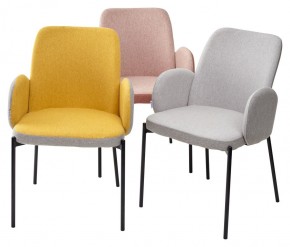 Стул NIKKI VF109 розовый / VF110 брусничный М-City в Губахе - gubaha.mebel24.online | фото 2