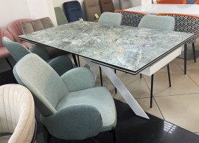 Стул NIKKI VF113 светлая мята / VF115 серо-зеленый М-City в Губахе - gubaha.mebel24.online | фото 3