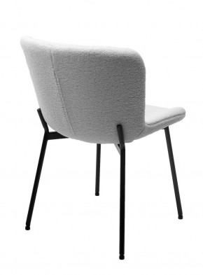 Стул RIYA UF992-01 Белый, teddy / черный каркас М-City в Губахе - gubaha.mebel24.online | фото 2