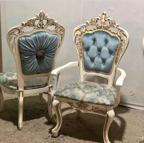Стул Роза с каретной стяжкой и подлокотниками в Губахе - gubaha.mebel24.online | фото
