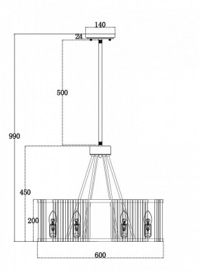 Светильник на штанге Maytoni Solar MOD087PL-06G в Губахе - gubaha.mebel24.online | фото 4