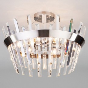 Светильник на штанге TK Lighting Steccato 10111/5 сатин-никель/прозрачный хрусталь Strotskis в Губахе - gubaha.mebel24.online | фото 1