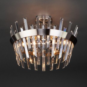 Светильник на штанге TK Lighting Steccato 10111/5 сатин-никель/прозрачный хрусталь Strotskis в Губахе - gubaha.mebel24.online | фото 3