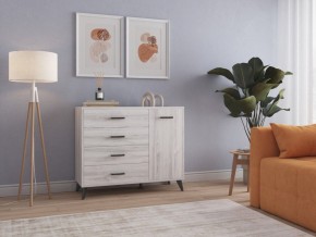 СВЕТЛАНА LOFT Комод-тумба (сосна белая loft) в Губахе - gubaha.mebel24.online | фото 3