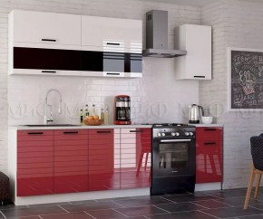 ТЕХНО-3 Кухонный гарнитур 2,0 м Компоновка №2 в Губахе - gubaha.mebel24.online | фото 2
