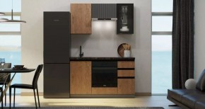 ТЕХНО-6 Кухонный гарнитур 1,5 м в Губахе - gubaha.mebel24.online | фото