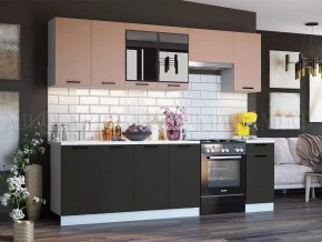 ТЕХНО Кухонный гарнитур 2,6 м Компоновка №3 в Губахе - gubaha.mebel24.online | фото