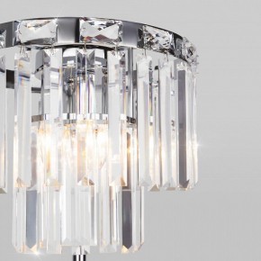 Торшер Eurosvet Elegante 01137/3 хром/прозрачный хрусталь Strotskis в Губахе - gubaha.mebel24.online | фото 4
