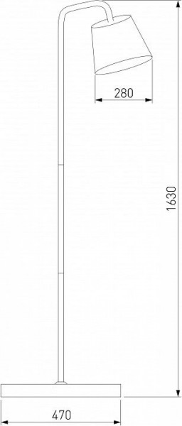 Торшер Eurosvet Montero 01135/1 белый в Губахе - gubaha.mebel24.online | фото 2