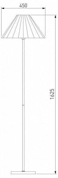 Торшер Eurosvet Peony 01133/1 хром/графит в Губахе - gubaha.mebel24.online | фото 3