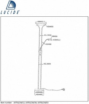 Торшер Lucide Champion-Led 19792/24/03 в Губахе - gubaha.mebel24.online | фото 7