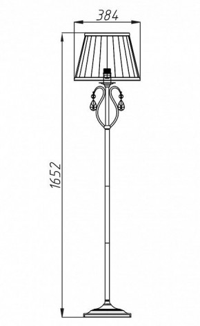 Торшер Maytoni Brionia ARM172-11-G в Губахе - gubaha.mebel24.online | фото 2
