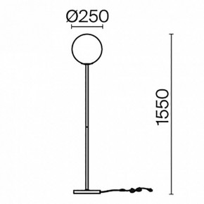 Торшер Maytoni Ring MOD013FL-01B в Губахе - gubaha.mebel24.online | фото 4