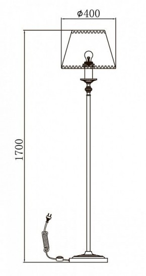 Торшер Maytoni Soffia RC093-FL-01-R в Губахе - gubaha.mebel24.online | фото 3