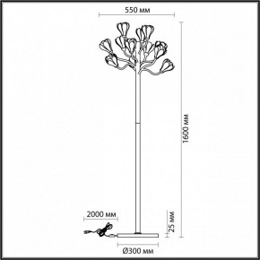 Торшер Odeon Light Gardi 5090/12F в Губахе - gubaha.mebel24.online | фото 5