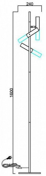 Торшер ST-Luce Eclip SL1236.405.03 в Губахе - gubaha.mebel24.online | фото 5