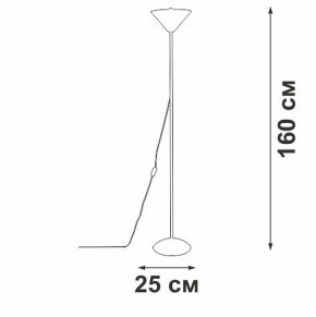 Торшер Vitaluce V2841 V2841-1/1P в Губахе - gubaha.mebel24.online | фото 2