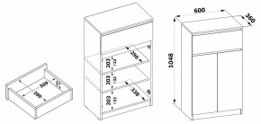Тумба для обуви ТП-12 в Губахе - gubaha.mebel24.online | фото 4