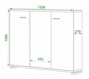 Тумба Домино нельсон ПУ-60-4 в Губахе - gubaha.mebel24.online | фото 2