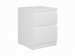 Тумба КАСТОР малая с двумя ящиками, цвет белый в Губахе - gubaha.mebel24.online | фото