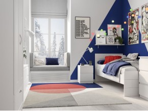 Тумба КАСТОР малая с двумя ящиками, цвет белый в Губахе - gubaha.mebel24.online | фото 3